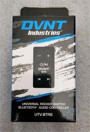 DVNT UTV-BTRS Universal Bluetooth 4.2 Rocker Switch With Stereo Audio Output And Aux Input, 12V Remote Output
