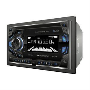 Soundstream VCD-22B 2 DIN CD / MP3 Receiver with 32GB USB Playback and Bluetooth