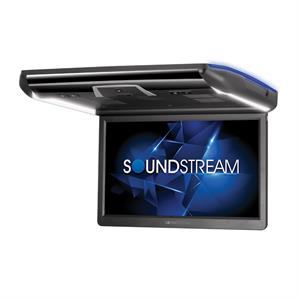 Soundstream VCM160DMH 16 LCD Ceiling Mount DVD with Phone Mirroring, RGB Lights, 3 Color Changeable