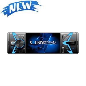 Soundstream VM-430HB Single DIN 4.3 Media Receiver with Bluetooth and SD,  7 Color RGB