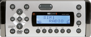 MB Quart WM1-DVD SPLASHPROOF AM/FM/DVD/MP3/WMA PLAYER, USB PORT, IPOD CONTROLS, SIRIUS XM Ready