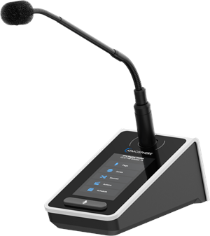 Atlas IED X-ZPS Atmosphere Zone Paging Station with 4.3 Touch Screen