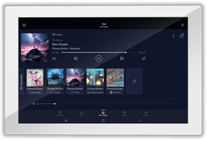 Russound XTS7 In-wall 7 Inch  color touchscreen control with Wi-Fi and Android OS, for select Russound components