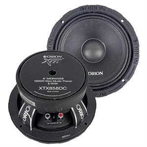 Orion XTX854DC XTR XTX Pro Audio 8 400W RMS Midrange Speakers 1600W Max 4 Ohm with Dust Cap PAIR