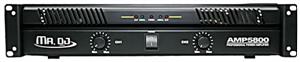 Mr DJ AMP-5800 2 x 350 RMS @ 4 Ohms 2 Channel Professional DJ Power Amplifier 5800W Max