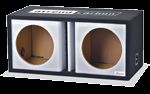 Atrend 12DVR 12 Inch Dual Vented White Carbon Fiber Custom Subwoofer Box