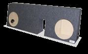 Atrend A222-10CP BBox 2000 - 2004 Dodge Dakota Quad Cab Dual 10 Custom Subwoofer Box