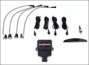 Crimestopper CA-5014.MBS BackStopper LED Digital Top Mount Display Reverse / Backup System with 4 Metal Bumper Sensors