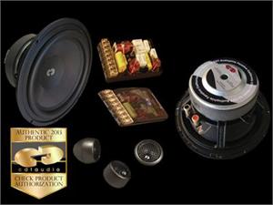 CDT Audio HD-M62 6.7 2 Way 200 RMS M6 Audiophile Component Set with DRT-26 Silk Dome Tweeter