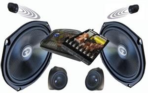 CDT Audio MX-693/POD 6x9 / 2 / 1 3 Way Kick Pod Component Set