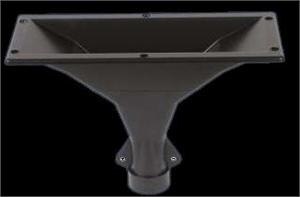 Earthquake EQH-326 4 x 10 Rectangle PLASTIC Flare Horn Flange for HDX2 Horn Driver