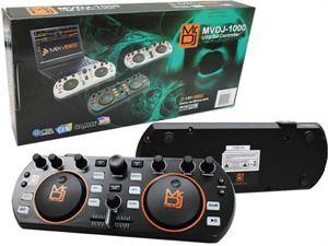 Mr DJ MVDJ-1000B 2 Channel USB DJ Controller with MIXVIBEX (BLACK)