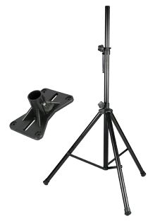 Mr DJ SS-450 DJ Folding Speaker Stand with Mounting Plate