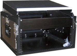 Mr DJ CASE-4000BK Portable Chest Style Mixer / CD Case with Black Trim