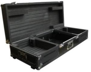 Mr DJ CASE-900BK Portable Chest Style Dual CD / Mixer Case Black Trim
