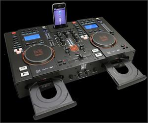 MR DJ MCD-9800i Dual CD Player with Mixer and iPod Control