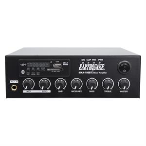 Earthquake MXA-100BT 1x60W RMS at 4-8Ohm / 70V / 100V Professional Mixer with USB / SD Media Player, Bluetooth V5.2, and FM Tuner 200W Max
