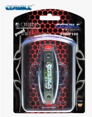 Orion Wired FHMF100 Cobalt 4 / 8 Gauge In/Out Mini Nickel Plated ANL Fuse Holder with 100A Fuse