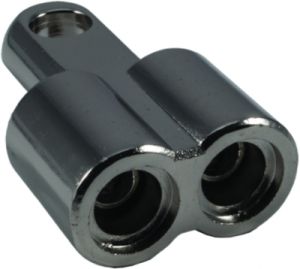Orion Wired RT244 2 x 4/8 Gauge Nickel Plated Ring Terminal