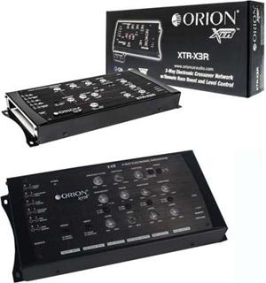 Orion XTR-X3R 12dB / Octave 3 Way Electronic Crossover Network with Remote Bass Boost and Level Control 8.2V RCA Out