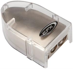 SCOSCHE SCLAMPN Negative Battery Terminal, One 1/0-Gauge, One 4-Gauge & Two 8-Gauge Out