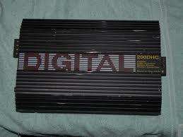 Earthquake 200 DHC PowerHouse 2000 Watt RMS @ 2 Ohms Mono Subwoofer Amplifier OLD SCHOOL