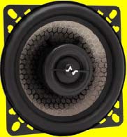 Earthquake F4.0 Focus 4 Inch 2 Way Coaxial Speakers with PistonMax