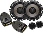 Earthquake FC6.2 Focus 6.5 Inch 2 Way Component Set with PistonMax and lluminated EQ Logo