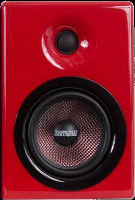 Earthquake IQ-52R iQuake 2.1 5.25 Inch 2 Way Speaker System for iPod and Portable Media Red