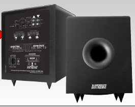 Earthquake SUB-80X 8 Inch 150 Watt Down Firing Powered Subwoofer (Black)