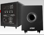 Earthquake SUB-80X 8 Inch 150 Watt Down Firing Powered Subwoofer (Black)