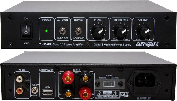 Earthquake XJ-300FR 2 x 110 RMS at 8 Ohms 300 Watt Full Range Digital XJ Amplifier