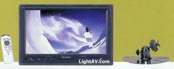 Farenheit T-6502HRS 6.5 Inch wide screen, OSD, Single video inputs, 450 NIT High Resolution, Remote control