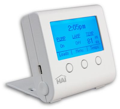 HAI 81A00-2WHZB The ZigBee MicroControl tabletop or wall mount unit used to display status for and control ZigBee devices