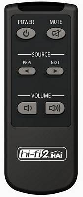 HAI 95A05-1 Hi-Fi 2 Remote Control for Volume-Source Control