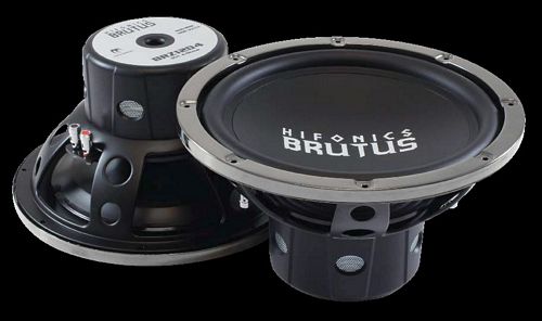 Hifonics BRZ12D4 Round 12 Inch DVC 4 Ohms 600 W RMS / 1200 W MAXX subwoofer