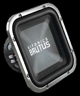 Hifonics BRZ12SQD4 Square 12 Inch DVC 4 Ohms 600 W RMS / 1200 W MAXX subwoofer
