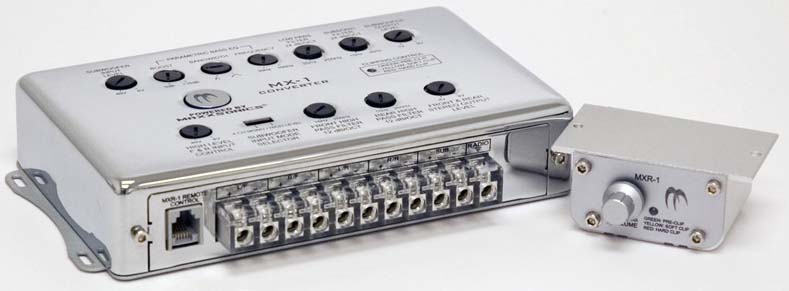 Hifonics MX-1 High To Low Level Converter - With Parmetric EQ and Bass Remote