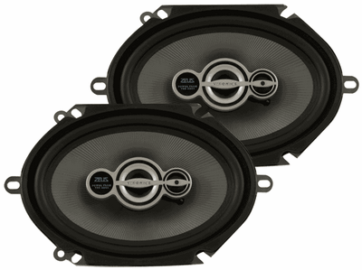 Hifonics ZXi-I683 425 WATTS MAXIMUM 85 NOMINAL 6 X 8/5 X 7 Inch OVAL 3 Way Coaxial Speaker