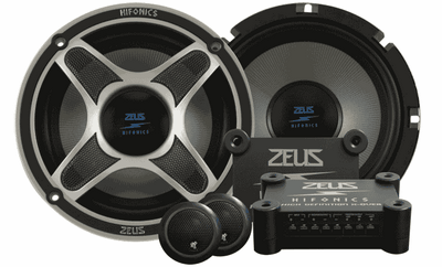Hifonics ZXi-6.2C 500 WATTS MAXIMUM 100 NOMINAL 6.5 Inch 2 WAY COMPONENT Set