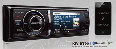 Kenwood KIV-BT901 IPOD DIGITAL MEDIA RECEIVER W/BLUETOOTH