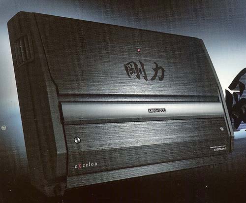 Kenwood Excelon X1200M 2400W Class D 2 Ohm Mono Subwoofer Amplifier