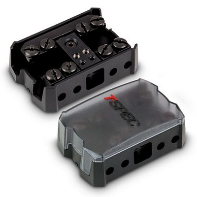 Metra V12DB-14PN4 TSPEC MANL Distribution Black 4GA IN 4 OUT PWR/GND