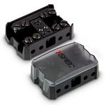 Metra V12DB-14PN4 TSPEC MANL Distribution Black 4GA IN 4 OUT PWR/GND