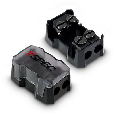 Metra V12FDB-124M TSPEC MANL Distribution Black 1/0GA IN 2 4/8GA OUT