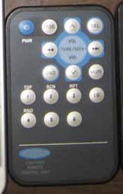 Jensen CDH1000 Remote Control