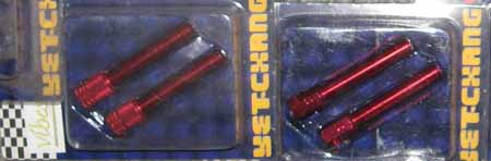Vibes Red Aluminum Doorlock Replacement Stems