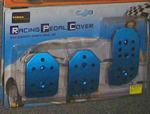Vibes Blue Aluminum Pedals Standard Transmission