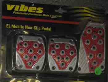 Vibes Purple Neon Glowing Aluminum Pedals Standard Transmission