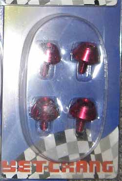 Vibes Gold Aluminum License Plate Screws Free with Orders Over $20
